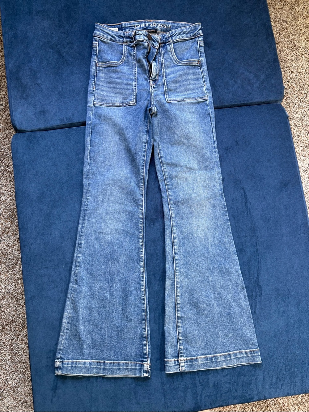American Eagle Outfitters Blue Flare Jeans